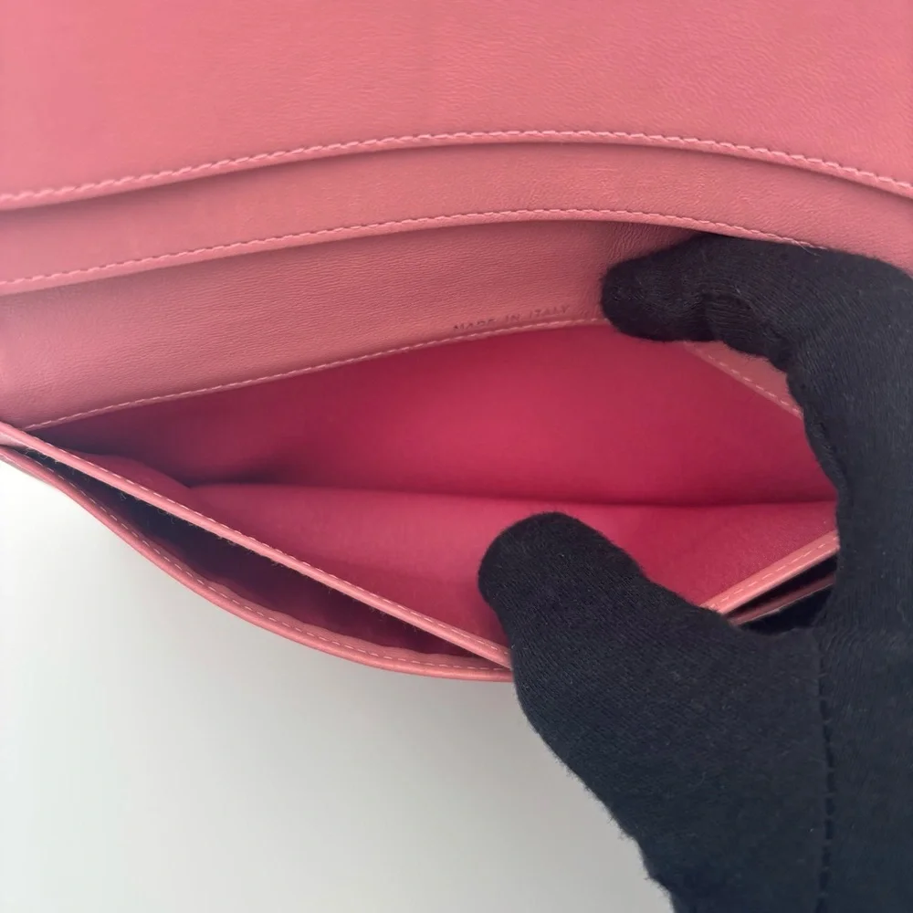 Chanel Pink Floral Camellia Wallet